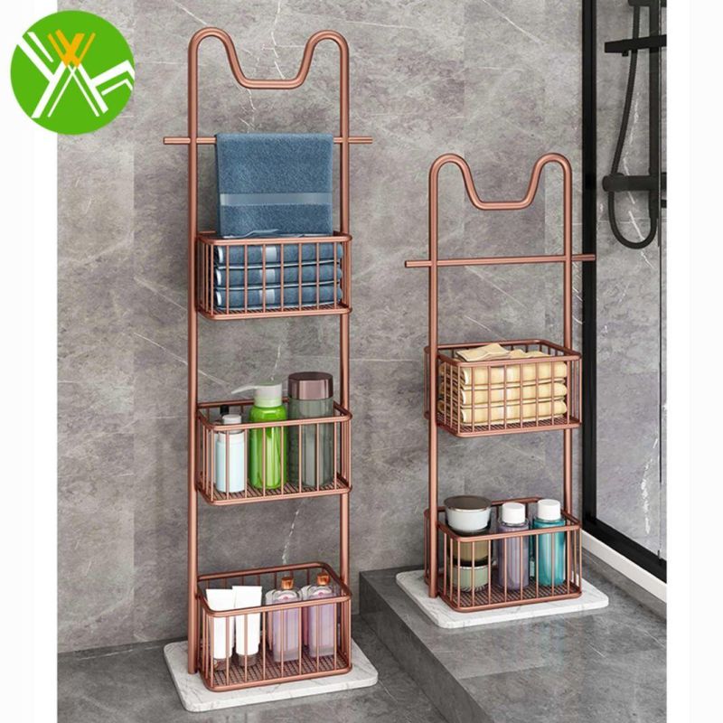 Multifunctional Towel Rack Bathroom Luxury Bathroom Organizer Rack for Bathroom Decoration