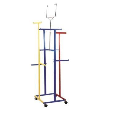 Wholesale Supermarket Kids Clothes Hanger Rack Dress Display Stand-Wheels