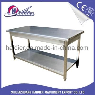 Kitchen Equipment Stainless Steel Work Table Trolley with Shelf