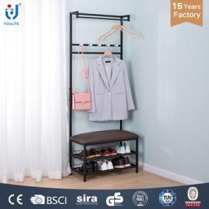 High Quality Power Coated Shoe Rack Bench