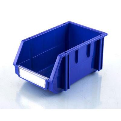 Durable Stackable HDPE Plastic Bins Shipping Container for Spare Parts Storage Rack
