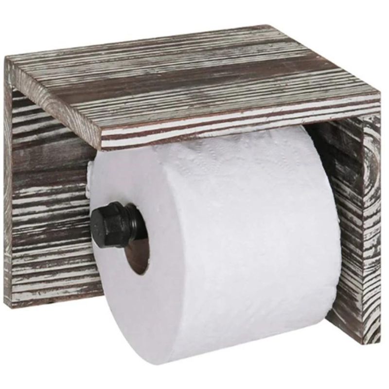 Bathroom Pipe Stainless Steel Roll Paper Holder Toilet Paper Holder