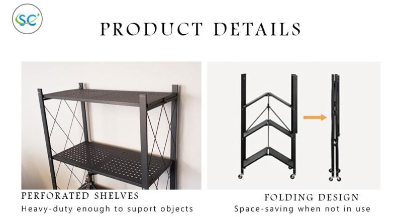 Hot Sale Kitchen Shelves Rack with Wheels Price