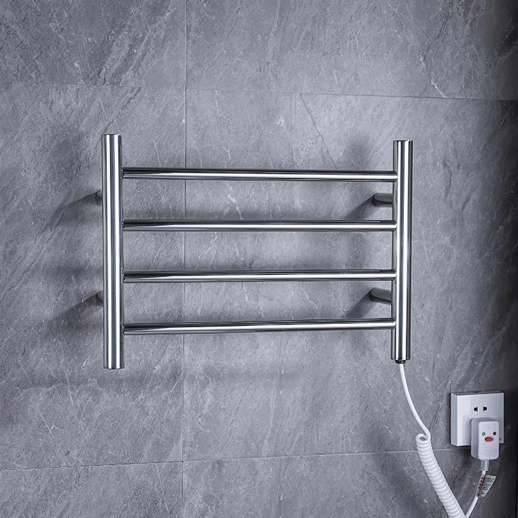 Kaiiy Bathroom Accessories 304 Stainless Steel Towel Rack Bathroom Heated Electric Towel Rack