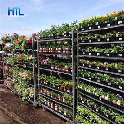 Customized Hot DIP Galvanized Metal Greenhouse Nursery Horticultural Flower Racks