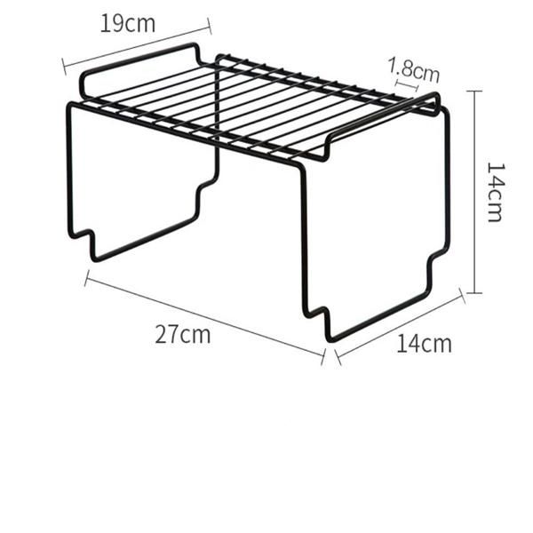 Kitchen Countertop Organizer Holder Rack Storage Shelf with Anti-Slip Pad