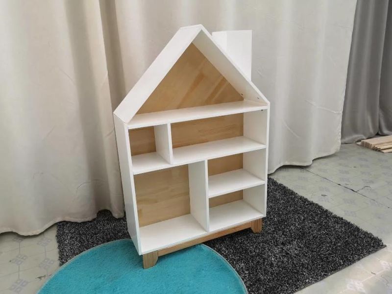 MDF High Quality House Bookshelf for Child