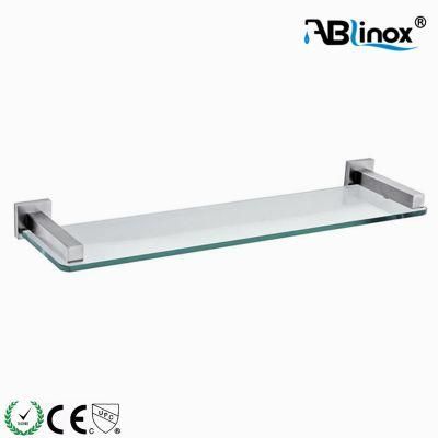 Wall Mounted Glass Shelf for Bathroom / Bathroom Accessories Towel Shelf