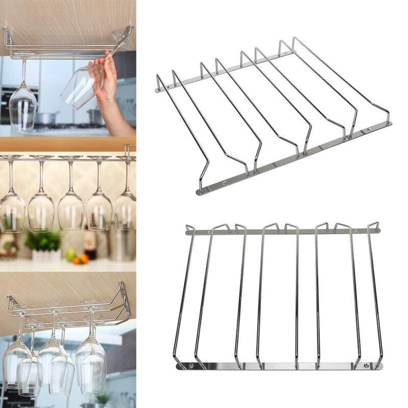 Cabinet Hardware Ss201 Wine Glass Racks with 2/3/4 Rows