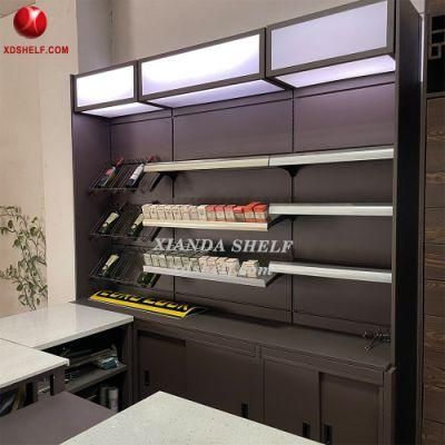 Cashier Table Metal Xianda Shelf Carton Package Casher Shop Cash Counter