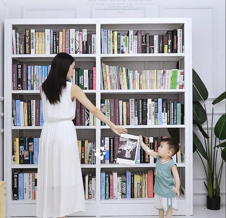 Household Bookshelf Children Student Baby Simple Book Library Bookshelf Shelf Floor Multi-Layer Modern Simple