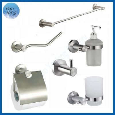 Metal Towel Rack Set for Stainless Steel 6PCS Bathroom Accessories Hardware