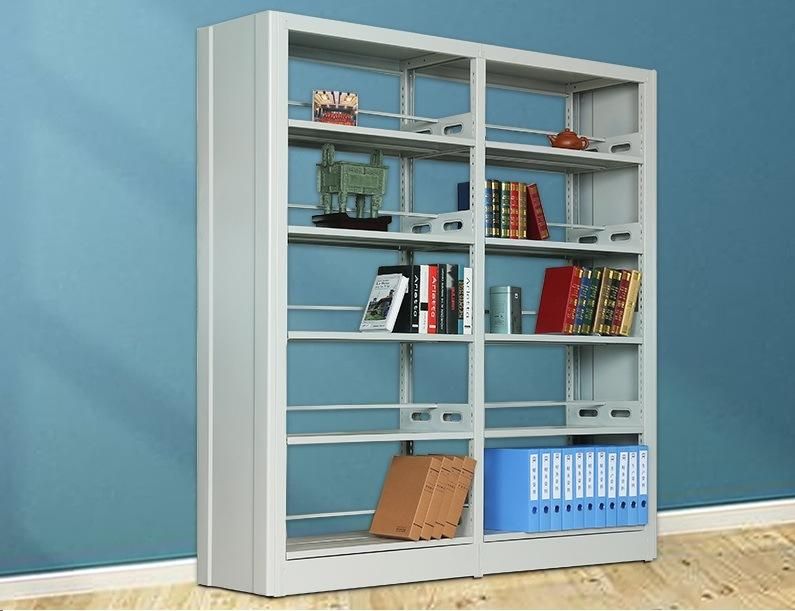 Modern Style Living Room Library Furniture Bookcase Metal Combined Book Shelf Rack Wooden for Home