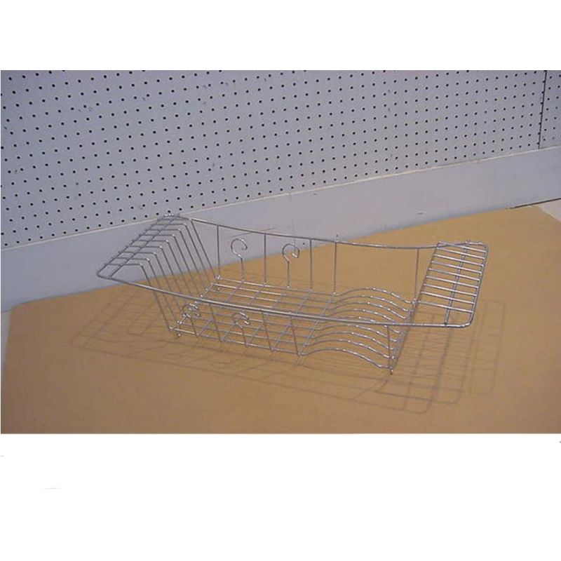 Dish Basket Stainless Steel Kitchen Sink Rack Storage Shelves Sink Drainer Dish Drying Rack