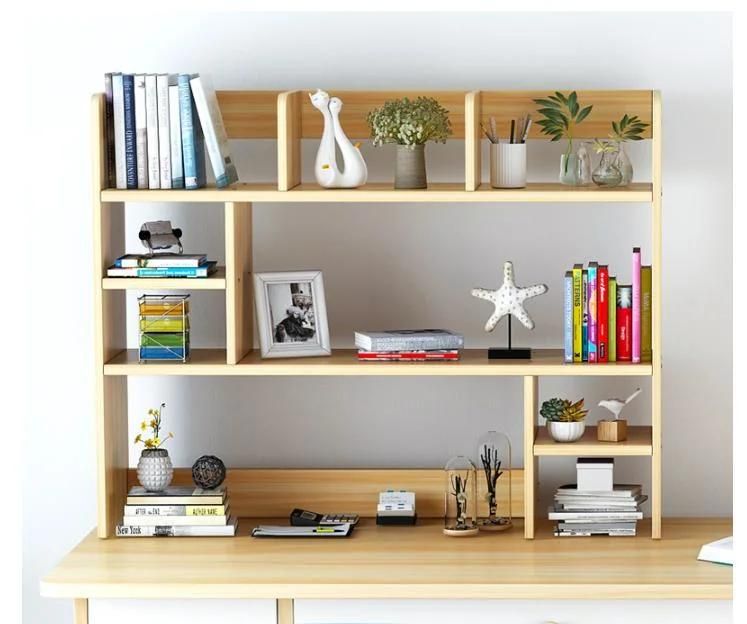 Desk Bookshelf Office Desktop Simple Desk Small Storage Shelf Bay Window Student Multi-Layer Shelves Bookcase