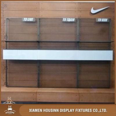 Sports Display Rack Sports Shoes Shop Interior Design Display Wall Shelf