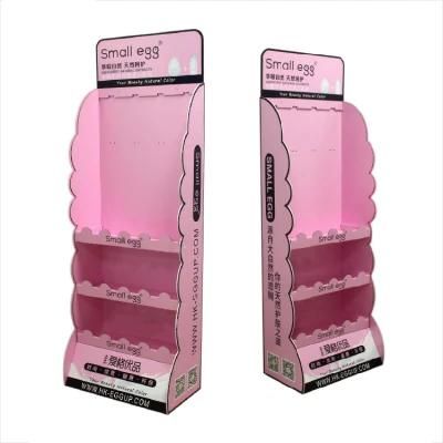 Manufacturer Professional Custom Cosmetic Corrugated Cardboard Paper Display Rack