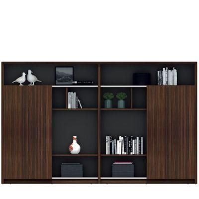 Fashion Dark Oak High Filing Cabinet Office Modern Bookcase (KT-S0224)