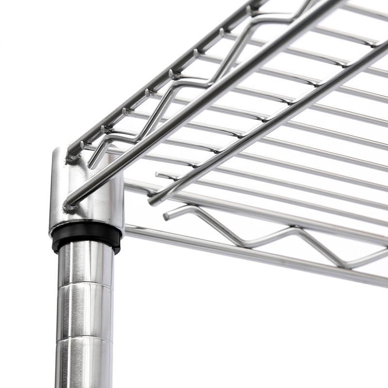 China Wholesale Metal Garage Shelf Wire Shelving Rack Shelves for Kitchen