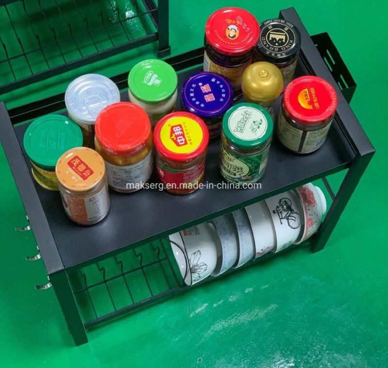 SS304 Storage Rack Multifunctional Spice Rack Bottle Rack