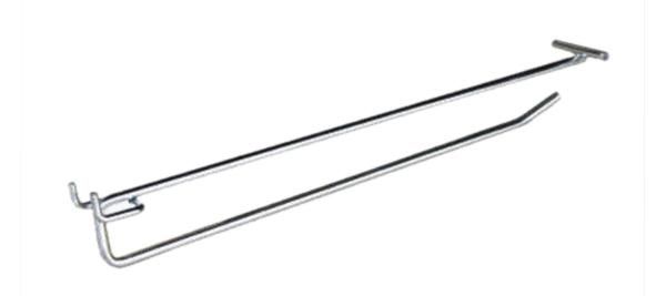 Cheap Metal Chrome Plate Double Wire Galvanized Zinc Shelf Hooks