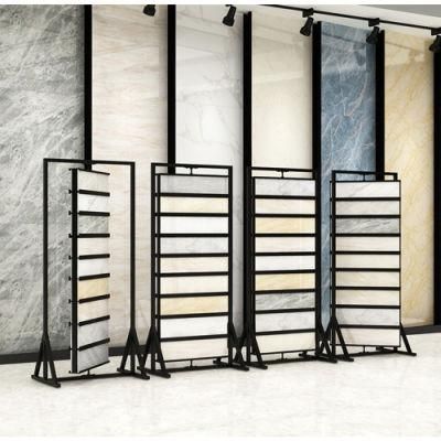 Rotating Tile Storage Organizer Ceramic Tile Display Rack for Retail Store Supermarket Showroom