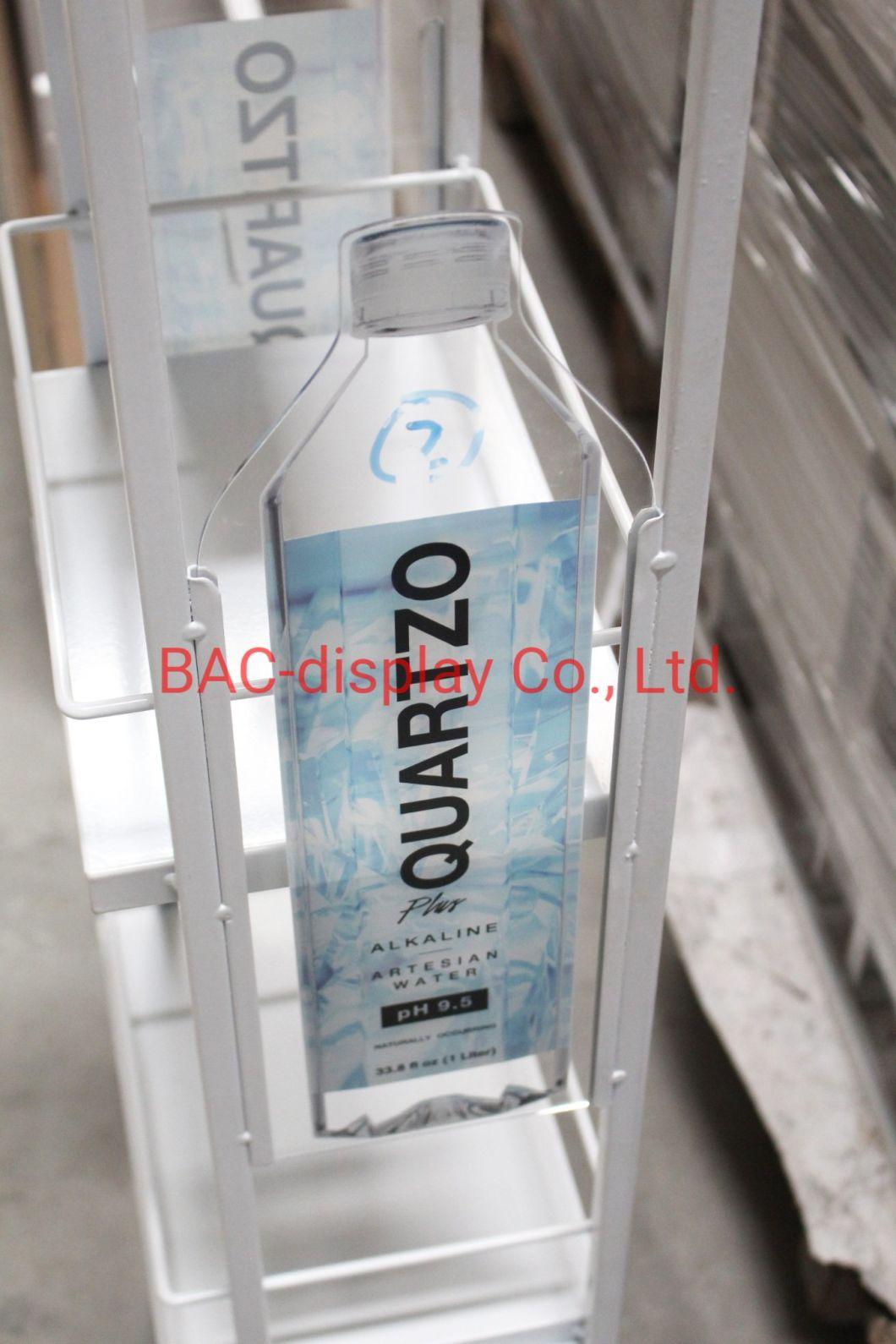 Metal Advertising Display Rack for Water Bottle
