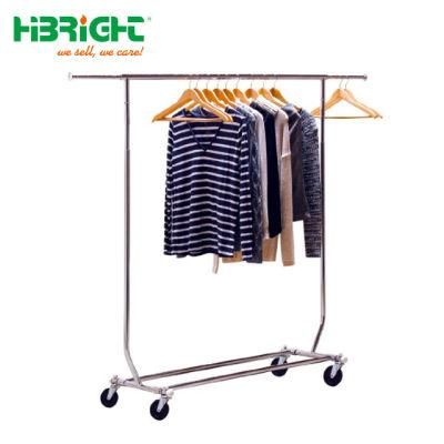 Spiral Clothing Rack with Chrome Finish Helix Arm