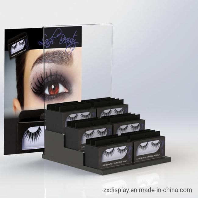 Customized Acrylic False Eyelash Extension Retail Display Stand
