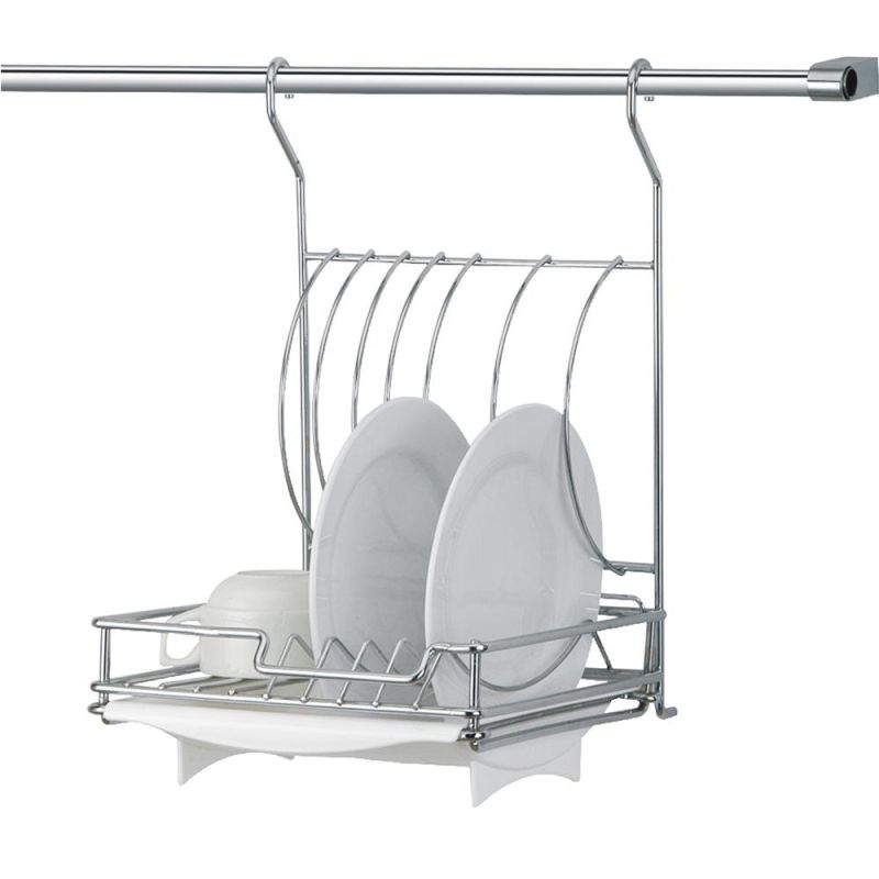 Stainless Steel Kitchen Sponge Dishcloth Rack Shelf Holder Dish Towel Hanging Drying Shelf Rag Storage Rack