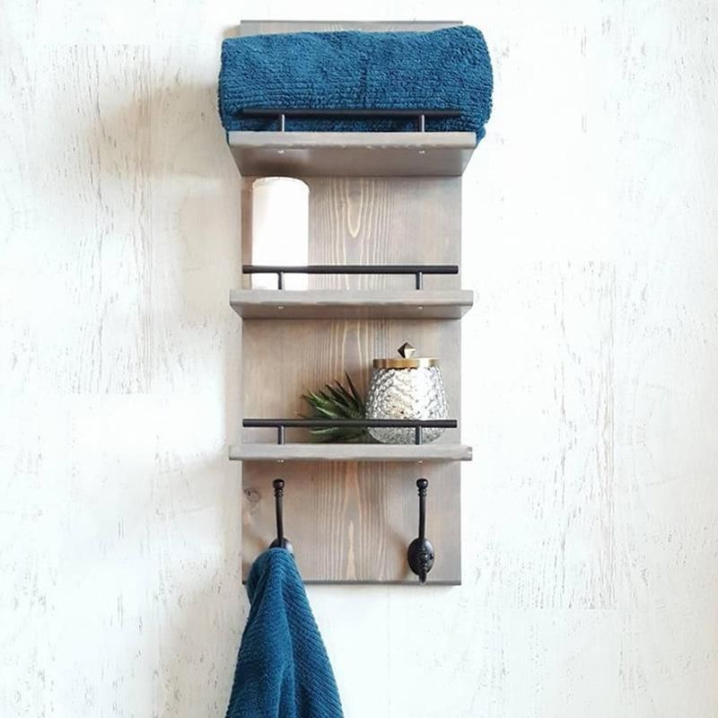 Solid Wood Storage Rack