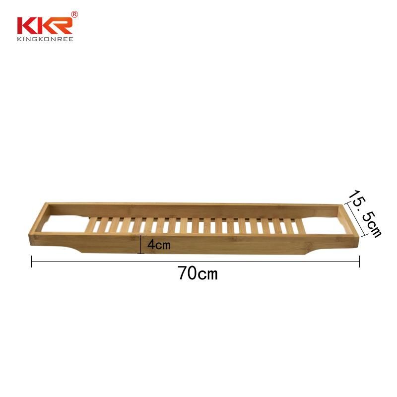 Kingkonree Good Quality Bamboo Bathtub Rack