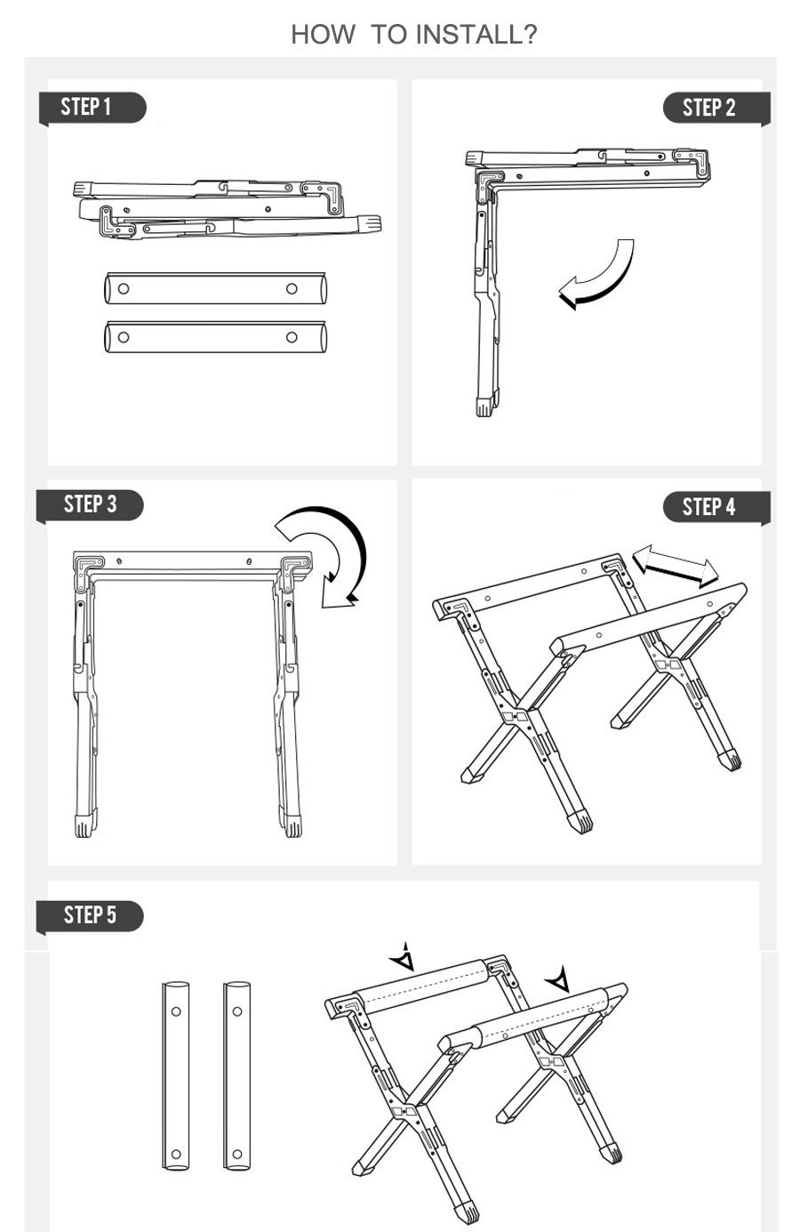 Caravan Motorhome RV Camping Accessories Aluminum Aluminum Fridge Rack Aluminum Cooler Stand