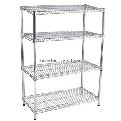 4-Tier Metal Shelf Organizer for Your Kitchen Living Room