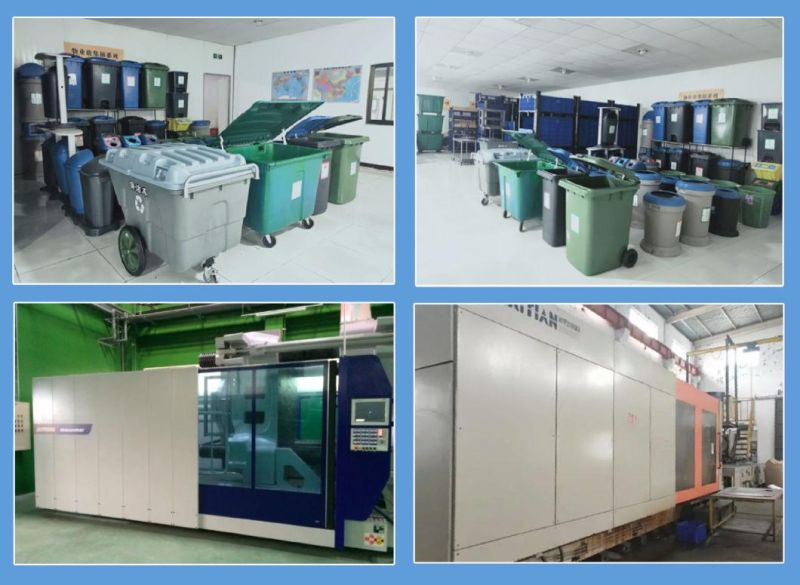 Plastic Multifunction Industrial 2 Shelf Heavy Duty Rolling Storage Plastic Service Utility Cart