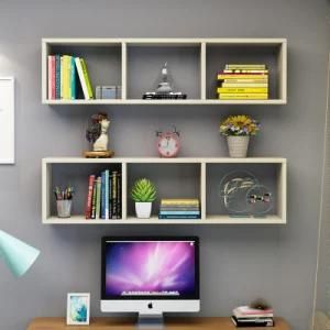 Homely Wooden Wall Hanging Shelf and Modern Display Rack