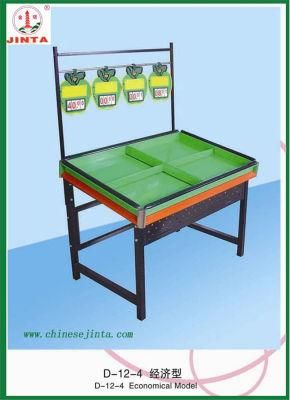 Fruit and Vegetable Display Shelf for Convenient Store