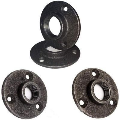 Malleable Casting Iron Floor Flange Pipe Fittings Black Door Handle