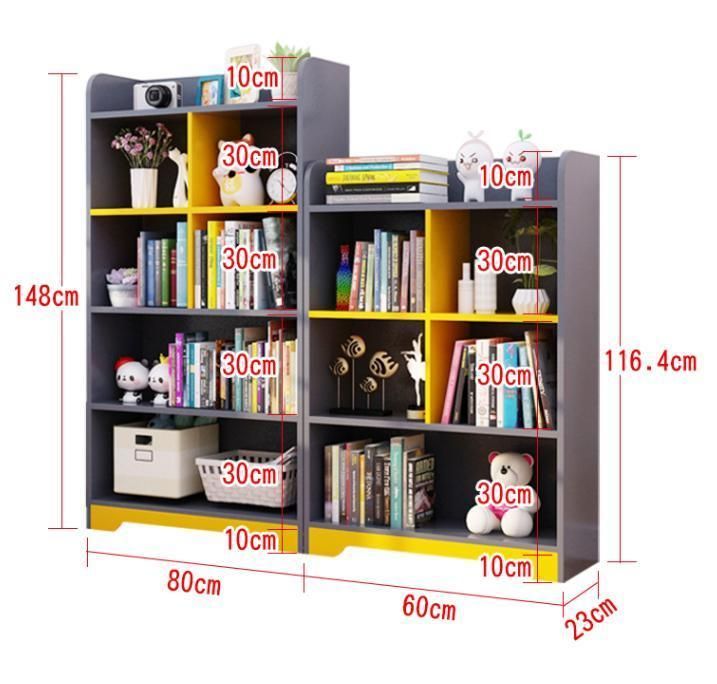 Modern Student Floor Shelf Storage Cabinet