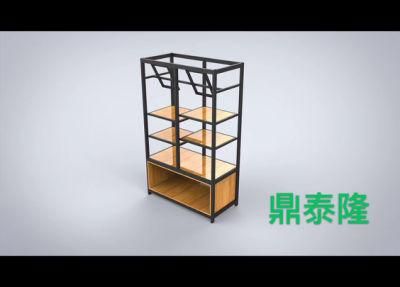 Bread Rack Case Wooden Bakery Display Rack