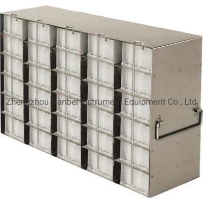 Upright Medical Refrigerator Freezer Rack for 2 Inch Cryoboxes