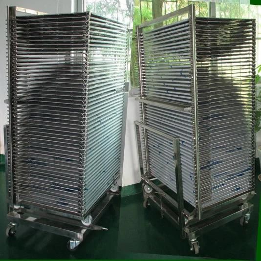 SUS304 Stainless Steel Mobile Screen Drying Rack