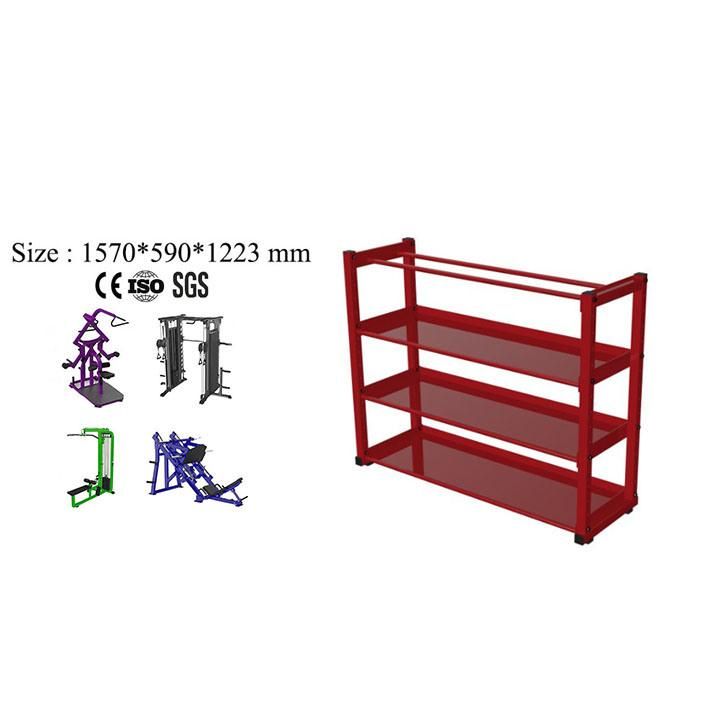 Hot Sale Body Building Custom Logo Fitness Gym Equipment Storage Rack