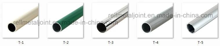 White Zinc Metal Joints for Lean Pipe Shelf (H-9)