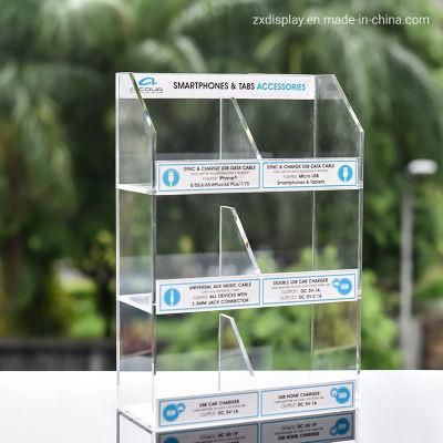 Acrylic Display Stand for Mobile Accessories 3c Accessory Displays Shelf