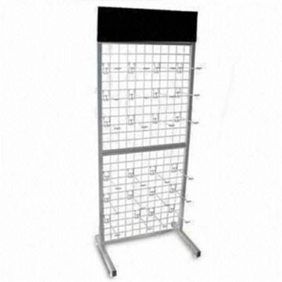 Wholesale Floor Display Stand Spinner Racks with Header and Castor