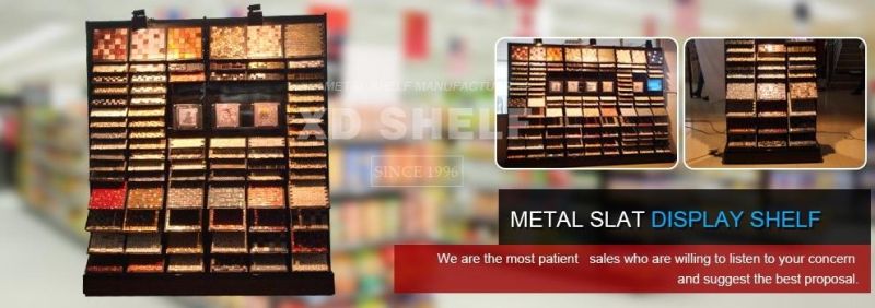 Exhibition Show Xianda Shelf Carton Package Display Stand Metal Rack