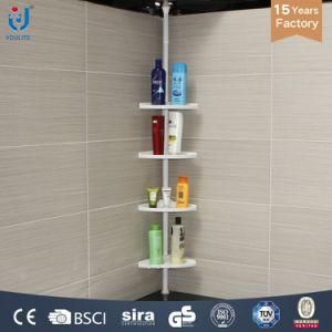 Extendable Plastic Bathroom Shelf Rack