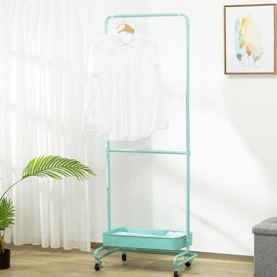 Garment Rack Freestanding Hanger Bedroom Clothing Rack with Shelves