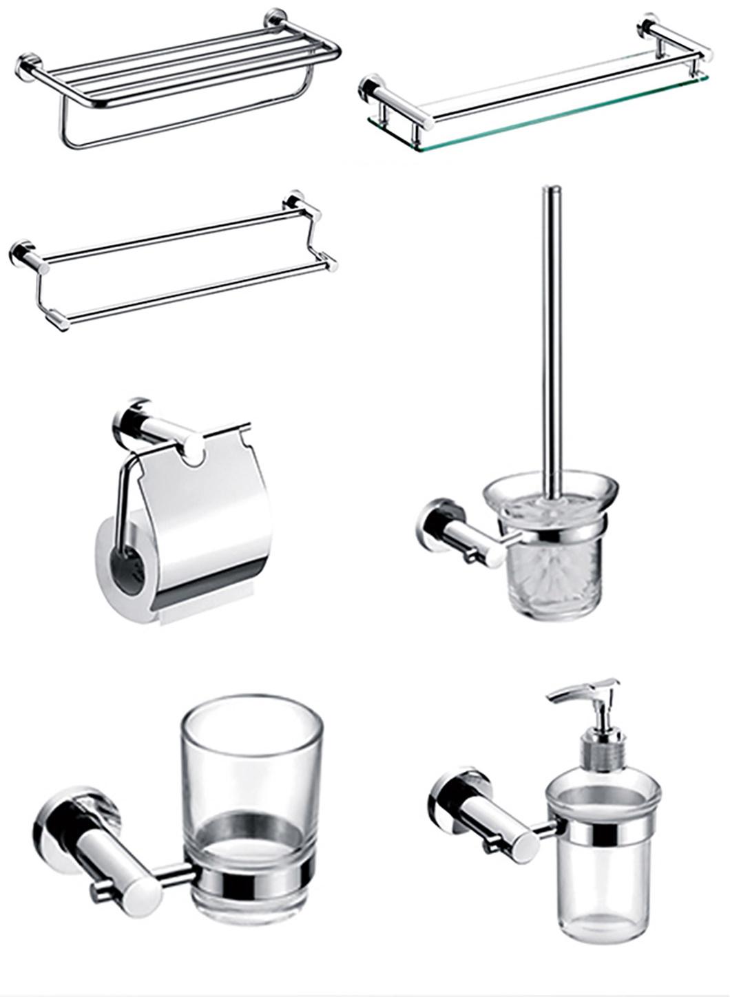 Stainless Steel Bathroom Accessories 304 Polished or Brushed Finish No Chrome No Rust
